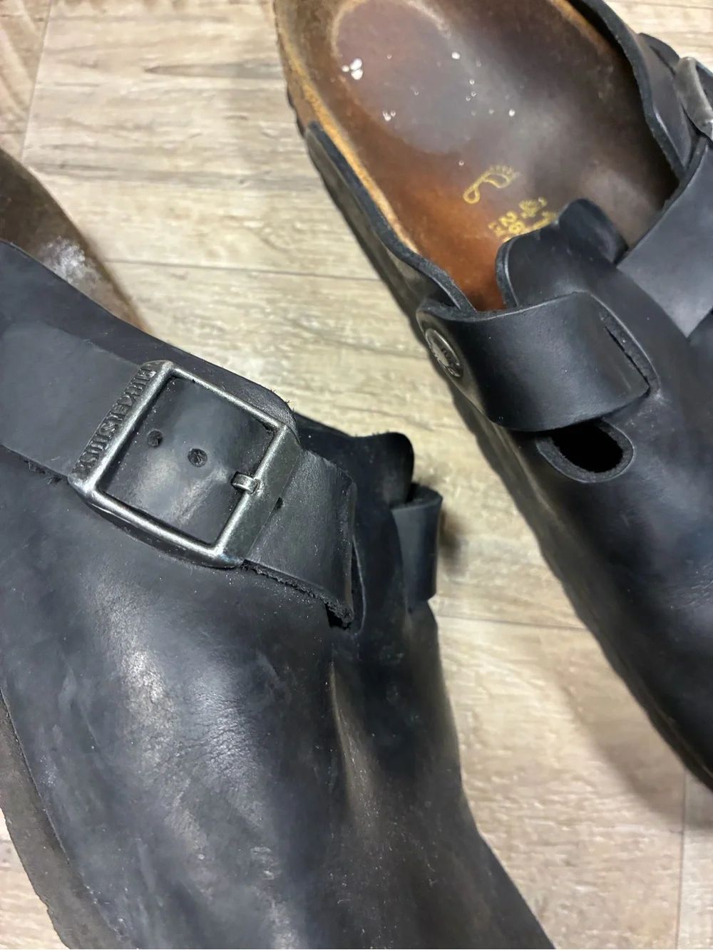 Birkenstock Boston Leather Clogs Shoes